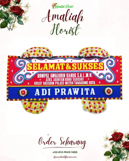 Papan Bunga Ucapan Selamat Andongrejo